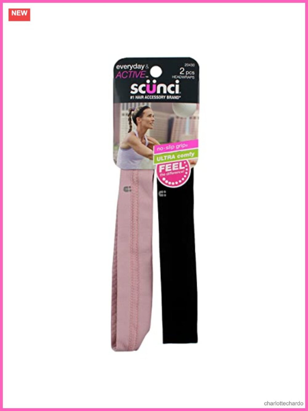 No-Slip Silicone Headwraps Polka Dot Hair Accessories 2 Count